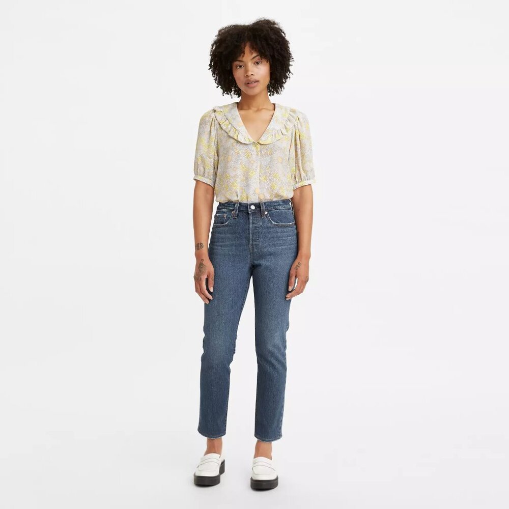 LEVI'S PREMIUM Sz 28 Wedgie Icon Fit Ankle Jeans